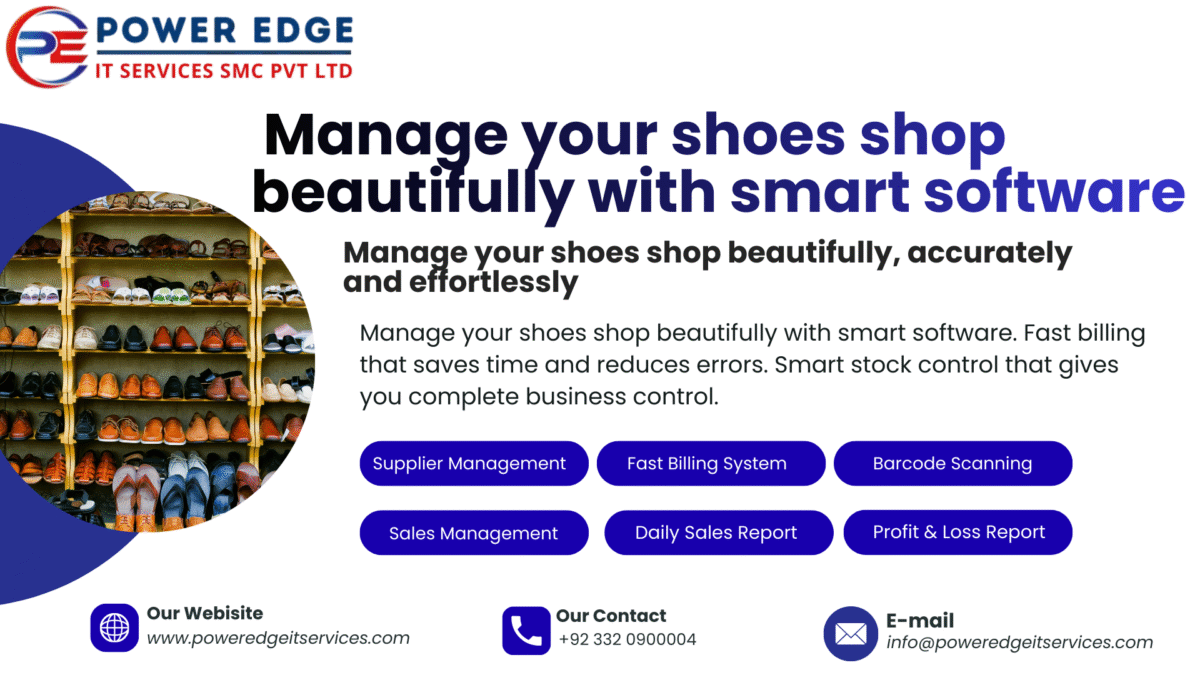 Manage Your Shoes Shop Beautifully with Smart Software